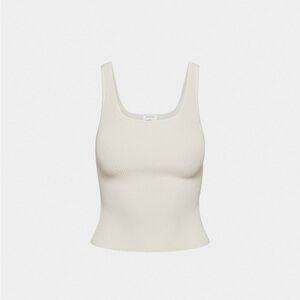 2/$70 Babaton Sculpt Knit Squareneck Ribbed Knit tank